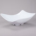 A white GET San Michele flared bowl with a curved edge.