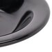 A close up of a black GET Elegance bowl.