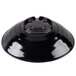 A black GET Milano melamine bowl on a table.