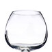 A clear Libbey brandy glass with a stem.