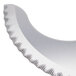 A close-up of a Robot Coupe Serrated "S" blade.