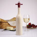 A Chef Specialties Chateau wine bottle pepper mill with a natural wood finish.