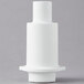 A white plastic cylinder with a white top.
