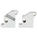 Two stainless steel brackets for an ARY VacMaster lid.