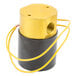 A yellow and black ARY VacMaster replacement solenoid valve with a wire.
