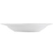 A CAC Camptown white china bowl with a white background.