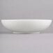 A Homer Laughlin bright white china soup bowl on a white background.