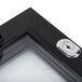 The right hinged door for Avantco refrigeration equipment with a black frame.