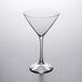 A Libbey Vina martini glass with a stem.