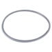 A grey rubber circle with a white background.