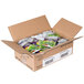 A box of Classic Gourmet Creamy Caesar Dressing portion packets on a white background.