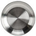 An American Metalcraft stainless steel circular tray with a circular pattern.