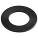 A black rubber gasket with a white circle background.