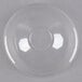 A clear plastic disc with a hole in the middle, Solo DLR626 Clear Plastic Dome Lid.