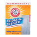 A package of Arm & Hammer Fridge-N-Freezer Baking Soda on a white background.