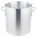A large silver Vollrath Wear-Ever stock pot with two handles.