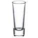 A clear Libbey tequila shooter glass.