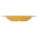 A yellow Venetian melamine bowl filled with a yellow liquid.