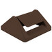 A brown square swing top lid for Continental Swingline containers.