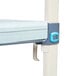 MetroMax Q stationary post in white and blue.