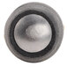 A round metal drain plug for a Cambro buffet bar with a round center.