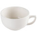 A CAC ivory china cappuccino cup with a handle.
