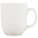 A white Camptown china mug with a handle.