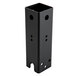 A black rectangular Bromic Heating ceiling mount pole with holes in it.
