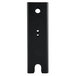 A black rectangular Bromic Heating ceiling mount pole with holes on the side.