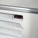 The stainless steel solid door of a Beverage-Air Vista Series reach-in refrigerator.