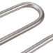 A close-up of the Avantco replacement heating element with two stainless steel heaters.