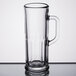 A clear glass Libbey Beer Tasting Mug with a handle.