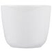 A CAC Super White Clinton Rolled Edge Chinese tea cup with a white background.