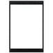 A black rectangular Menu Solutions menu board.