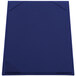 A blue rectangular Menu Solutions menu board with square corners.