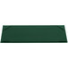 A rectangular green Menu Board with corners.