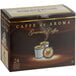 A box of 24 Caffe de Aroma Kona style coffee single serve cups.