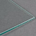 A close-up of the Paragon glass front panel with a green stripe.