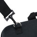 A black Mercer Culinary KnifePack with a strap and a metal buckle.