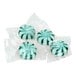 Individually wrapped Spearmint Starlite Mints in plastic bags.
