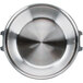 A stainless steel replacement pot with a handle for a Town rice cooker and warmer.