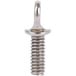 A close-up of a Vollrath Equivalent Thumb Screw with a metal head.