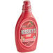 A bottle of HERSHEY'S Strawberry Syrup.