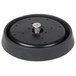 A black circular object with a screw in it, the Equip by T&S 5SV-H-RK repair kit.