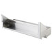 A stainless steel Advance Tabco double tier speed rail shelf with a metal handle.