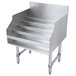 An Advance Tabco stainless steel metal rack with four shelves.