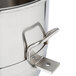 A 304 stainless steel Avantco mixing bowl with a metal handle.