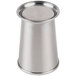 An American Metalcraft brushed stainless steel mint julep cup with a round lid.