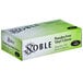 A box of Noble vinyl gloves for foodservice.