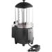 An Avantco hot beverage and topping dispenser with a black and silver exterior and a black cord.